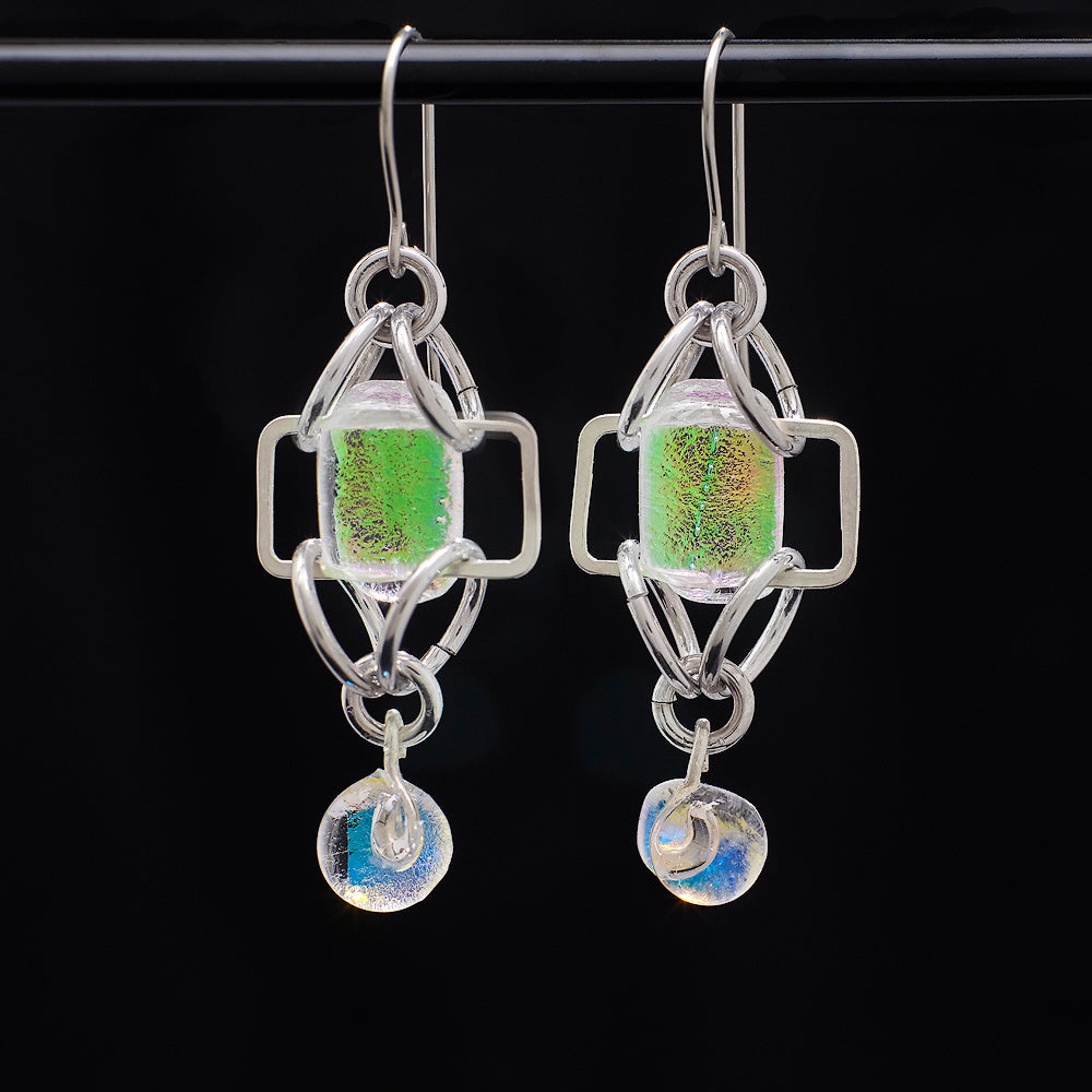 ピアス EOU STUDIO The texture of glass Earring 05 Earrings Retro Drop © – HiteofGlass