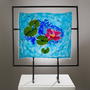 Pedestal Piece -"Waterlillies"